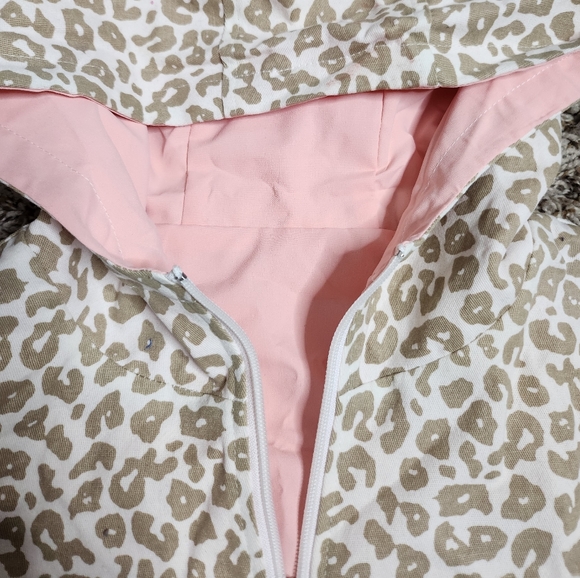 Leopard Print Lined Jacket - Picture 2 of 5